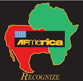 AFMERICA RECOGNIZE logo