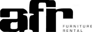 AFR FURNITURE RENTAL logo