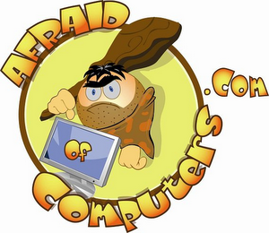 AFRAID OF COMPUTERS.COM logo