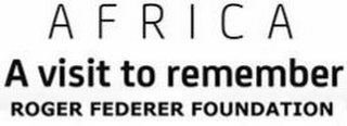 AFRICA A VISIT TO REMEMBER ROGER FEDERER FOUNDATION logo