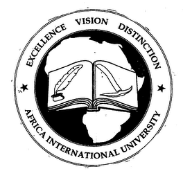 AFRICA INTERNATIONAL UNIVERSITY EXCELLENCE VISION DISTINCTION logo