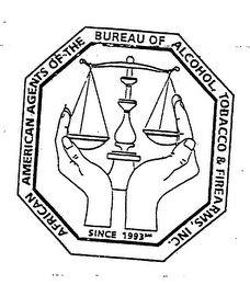 AFRICAN AMERICAN AGENTS OF THE BUREAU OF ALCOHOL, TOBACCO & FIREARMS, INC. SINCE 1993 logo