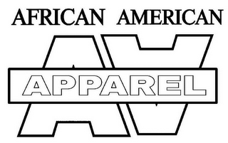 AFRICAN AMERICAN APPAREL AA logo