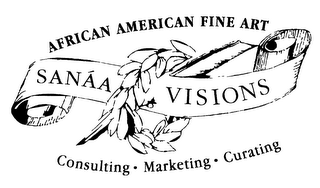 AFRICAN AMERICAN FINE ART SANÁA VISIONS CONSULTING MARKETING CURATING logo