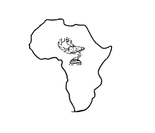 AFRICAN CONTINENT AND BIRD INSIDE logo