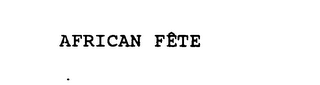 AFRICAN FETE logo