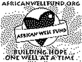 AFRICAN WELL FUND BUILDING HOPE ONE WELL AT A TIME AFRICANWELLFUND.ORG logo