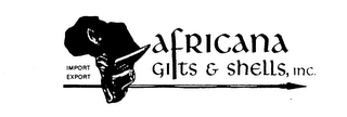 AFRICANA GIFTS & SHELLS, INC. IMPORT EXPORT logo