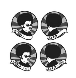 AFRO · AFRO · AFRO · CAFE AFRO · COFFEE logo