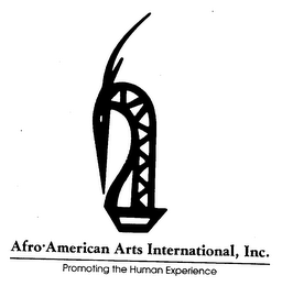 AFRO - AMERICAN ARTS INTERNATIONAL, INC. PROMOTING THE HUMAN EXPERIENCE logo