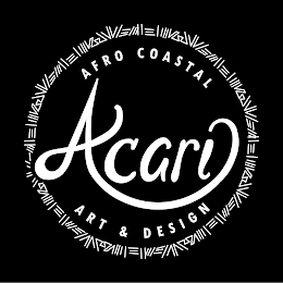 AFRO COASTAL ART & DESIGN ACARI logo