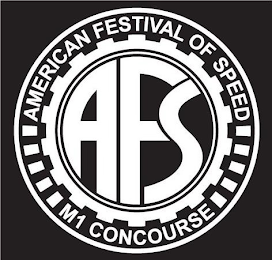 AFS AMERICAN FESTIVAL OF SPEED M1 CONCOURSE logo