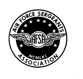 AFSA AIR FORCE SERGEANTS ASSOCIATION MCMLXI logo