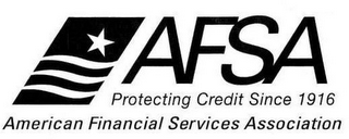 AFSA PROTECTING CREDIT SINCE 1916 AMERICAN FINANCIAL SERVICES ASSOCIATION logo