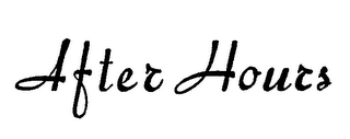 AFTER HOURS logo