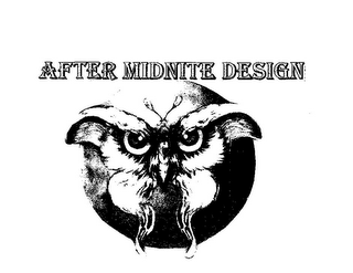 AFTER MIDNITE DESIGN logo
