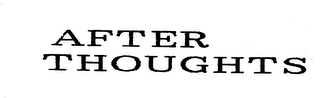 AFTER THOUGHTS logo