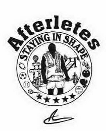 AFTERLETES STAYING IN SHAPE logo