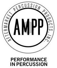 AFTERMARKET PERCUSSION PRODUCTS, INC. AMPP PERFORMANCE IN PERCUSSION logo