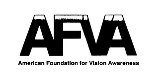 AFVA AMERICAN FOUNDATION FOR VISION AWARENESS logo