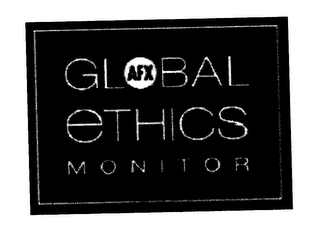 AFX GLOBAL ETHICS MONITOR logo