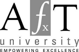 AFXT UNIVERSITY EMPOWERING EXCELLENCE logo