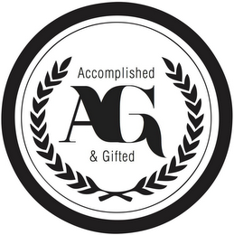 AG ACCOMPLISHED & GIFTED logo
