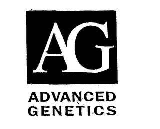AG ADVANCED GENETICS logo