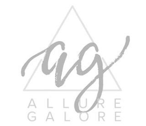 AG ALLURE GALORE logo