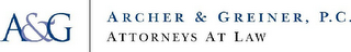 A&G ARCHER & GREINER, P.C. ATTORNEYS AT LAW logo