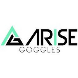 AG ARISE GOGGLES logo