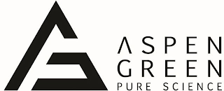 AG ASPEN GREEN PURE SCIENCE logo