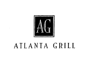 AG ATLANTA GRILL logo