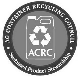 AG CONTAINER RECYCLING COUNCIL ACRC SUSTAINED PRODUCT STEWARDSHIP logo