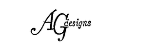 AG DESIGNS logo