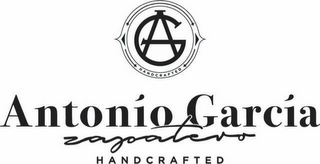 AG HANDCRAFTED ANTONIO GARCIA ZAPATERO HANDCRAFTED logo