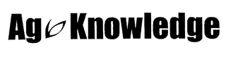 AG KNOWLEDGE logo