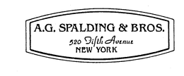 A.G. SPALDING & BROS. 520 FIFTH AVENUE NEW YORK logo