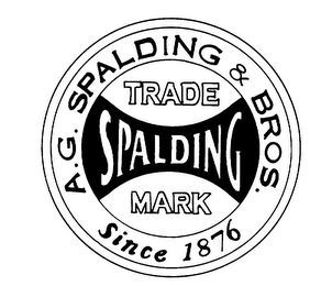 A.G. SPALDING & BROS. TRADE SPALDING MARK SINCE 1876 logo