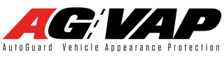 AG VAP AUTOGUARD VEHICLE APPEARANCE PROTECTION logo
