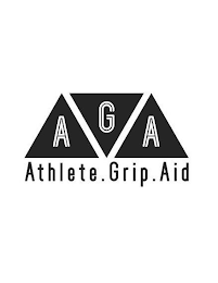 AGA ATHLETE. GRIP. AID logo