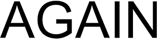 AGAIN logo