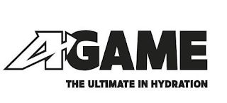 AGAME THE ULTIMATE IN HYDRATION logo
