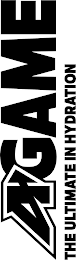 AGAME THE ULTIMATE IN HYDRATION logo