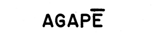 AGAPE logo