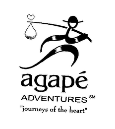 AGAPE' ADVENTURES - - "JOURNEYS OF THE HEART" logo
