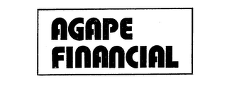 AGAPE FINANCIAL logo