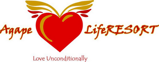 AGAPE LIFERESORT LOVE UNCONDITIONALLY logo