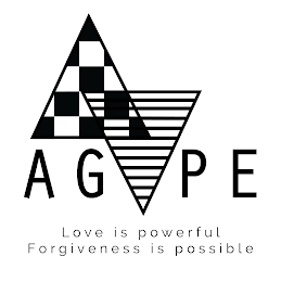 AGAPE LOVE IS POWERFUL FORGIVENESS IS POSSIBLE logo