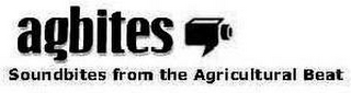 AGBITES SOUNDBITES FROM THE AGRICULTURAL BEAT logo